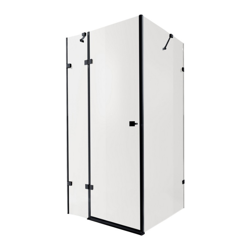 Душевая кабина Qtap Capricorn BLA10128RC6 120x80 см, стекло Clear 6 мм, покрытие CalcLess без поддона