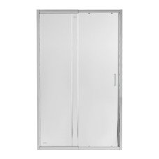 Душові двері в нішу Qtap Taurus CRM2013-14.C6 130-140x200 см, скло Clear 6 мм, покриття CalcLess