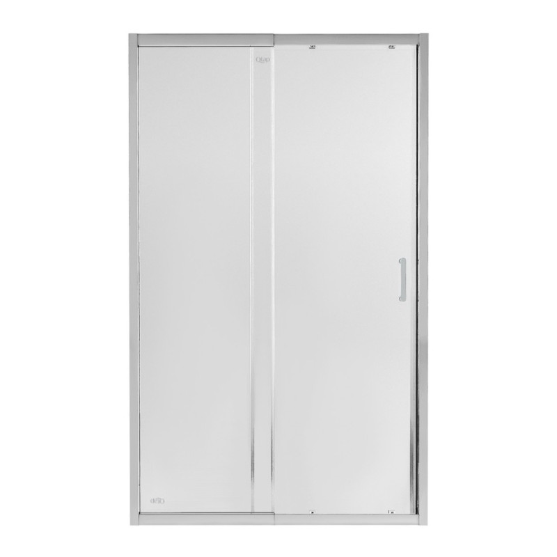 Душевая дверь в нишу Qtap Taurus CRM2013-14.C6 130-140x200 см, стекло Clear 6 мм, покрытие CalcLess