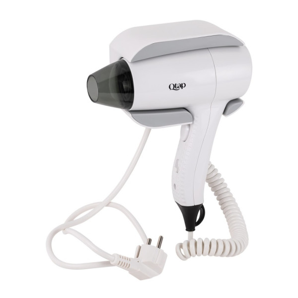 Фен із тримачем Qtap Pohodli 1200 Вт QTF1200ROP White (Pobut)