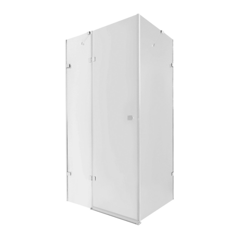 Душевая кабина Qtap Capricorn CRM10128RC6 120x80 см, стекло Clear 6 мм, покрытие CalcLess без поддона