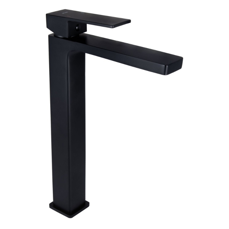 Смеситель для раковины Qtap Gemini высокий QTGEM269BLM45678 Black Matt
