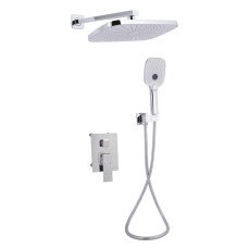 Душова система для душу Qtap Gemini прихованого монтажу на два споживача QTGEM113CRM45696 CRM