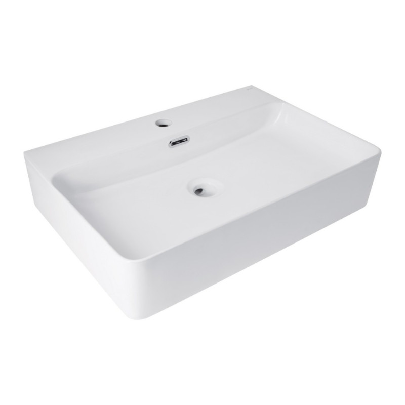 Раковина Qtap Nando LT 610х420х140 White QT12116146W