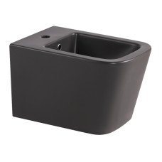 Біде підвісне Qtap Tern 520x350x330 мм, Anthracite QT17551303GAN