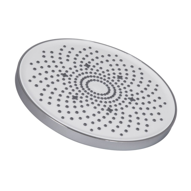 Лійка для верхнього душу Qtap Hlavova D 230 мм округла QTHLA107CRM45787 Chrome/White