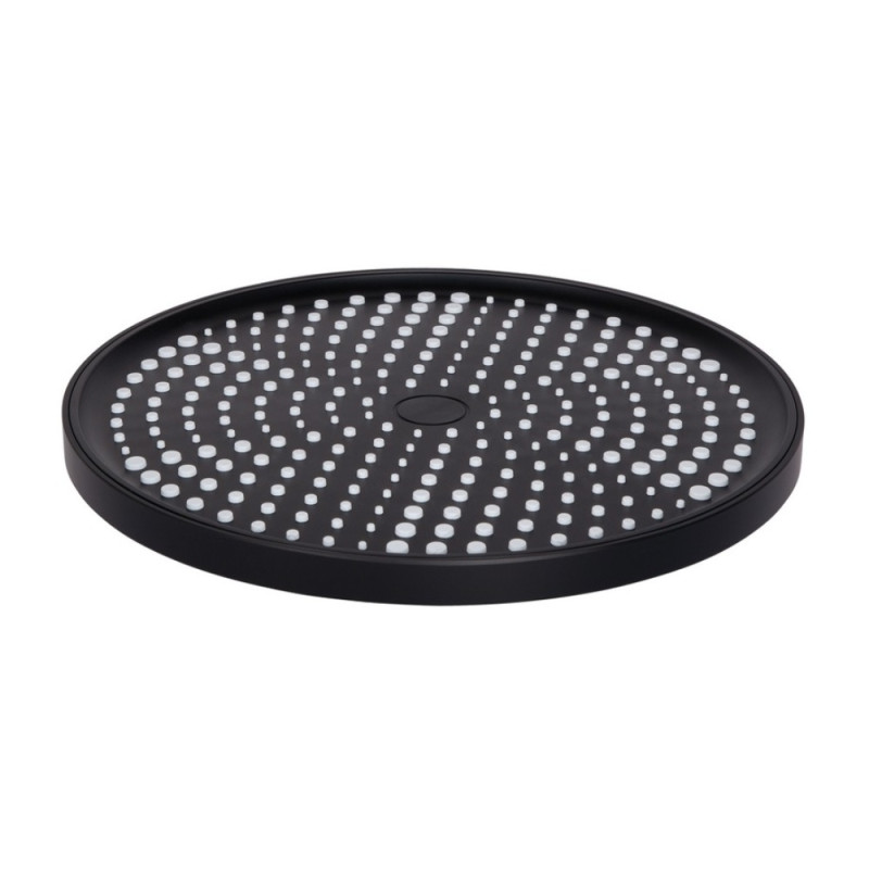 Лійка для верхнього душу Qtap Hlavova D 250 мм округла QTHLA107BLM45949 Black Matt