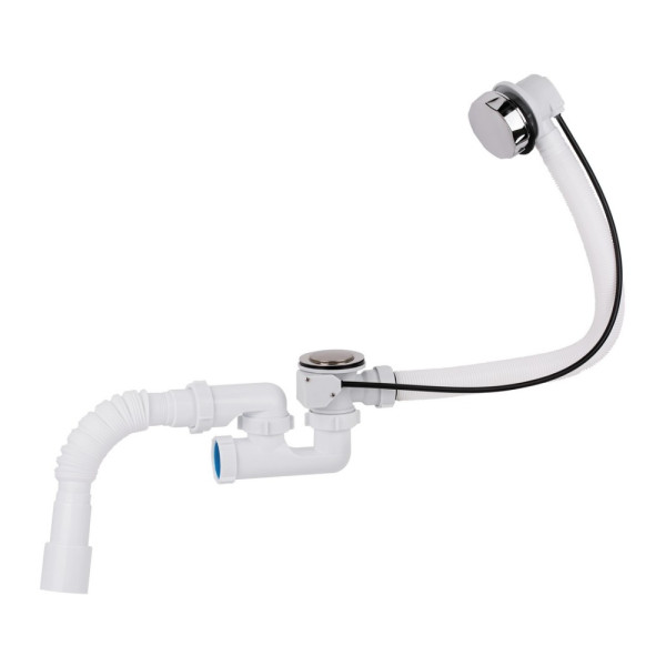 Сифон для ванны Lidz (WHI) 60 03 V002 01 с ревизией (выход 50 мм)