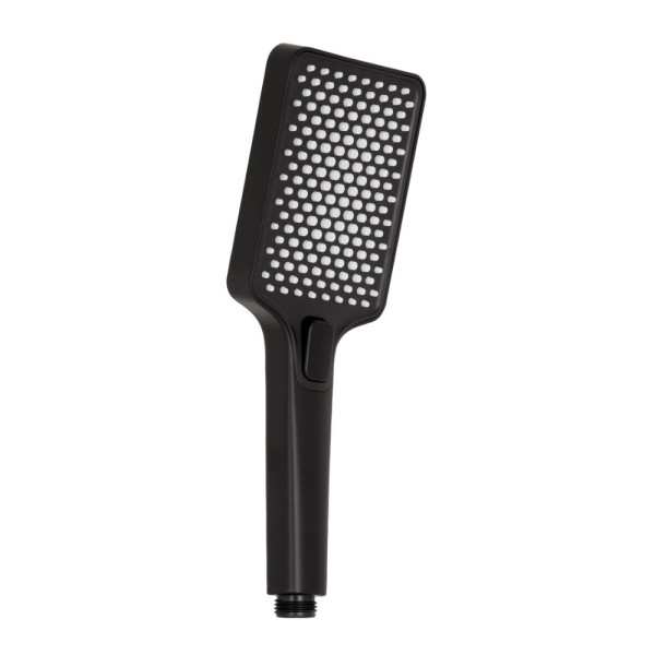 Лейка для ручного душа Qtap Rucni 140x95 мм прямоугольная QTRUC125BLM45959 Black Matt