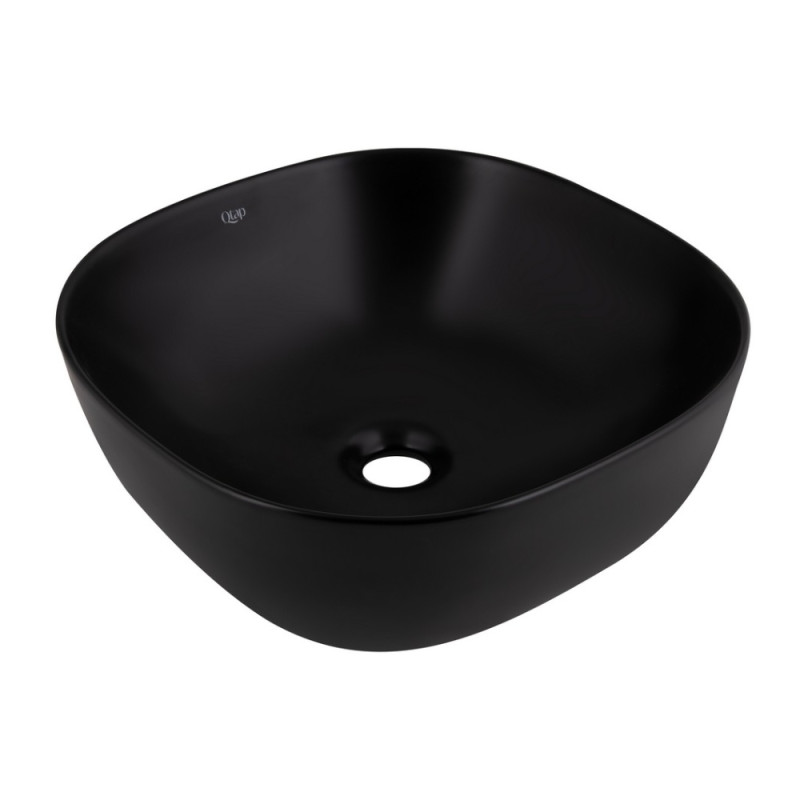 Раковина-чаша Qtap Kolibri 400x400x140 Matt black QT10112144MBMBN