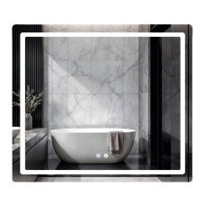 Дзеркало Qtap Mideya (MI2)  800х700 з LED-підсвічуванням Touch, з антизапотіванням, з димером, рег. яскравості QT2078NCF807048476