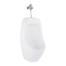 Пісуар підвісний Qtap Crow з краном-дозатором 390х330х660 White QT0588112HW