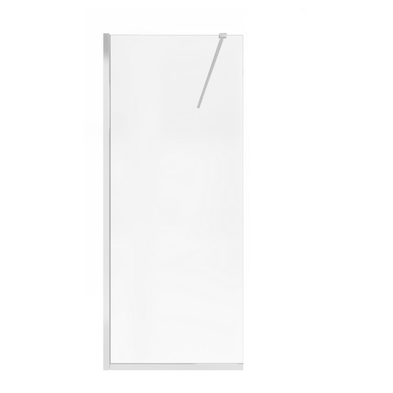 Душевая перегородка Qtap Walk-In Standard CRM209.C8 90х200 см, стекло Clear 8 мм, покрытие CalcLess