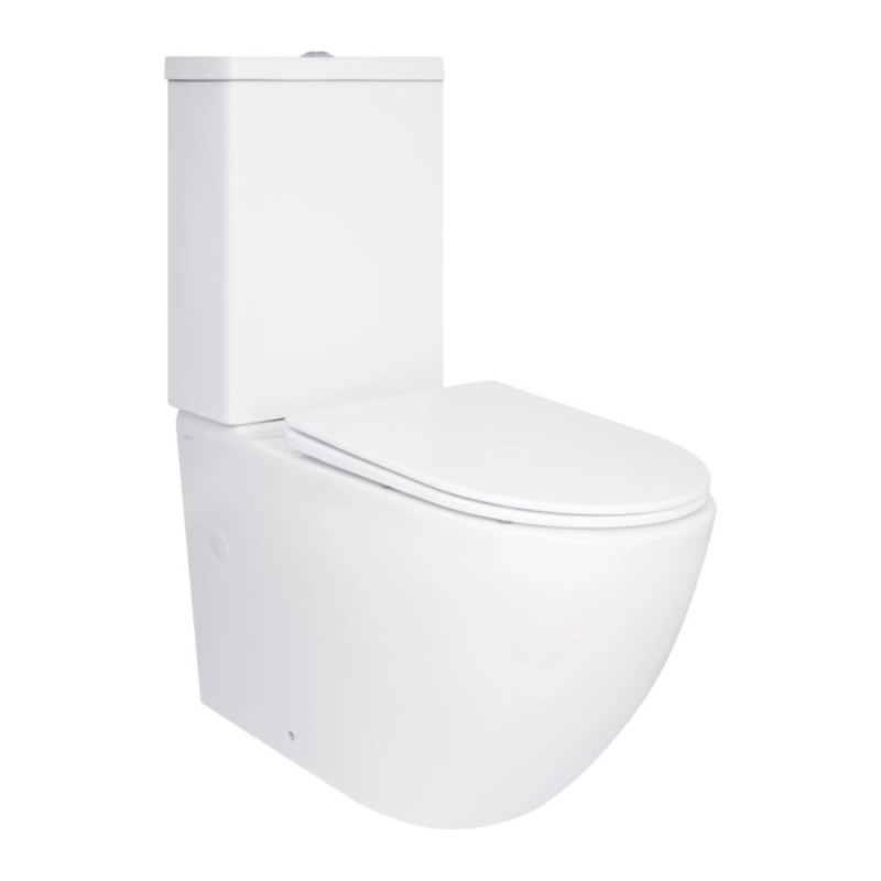 Унитаз напольный Qtap Jay Eco Ultra Quiet с сидением Soft-close 640x360x835 мм QTJAY27W48749 White