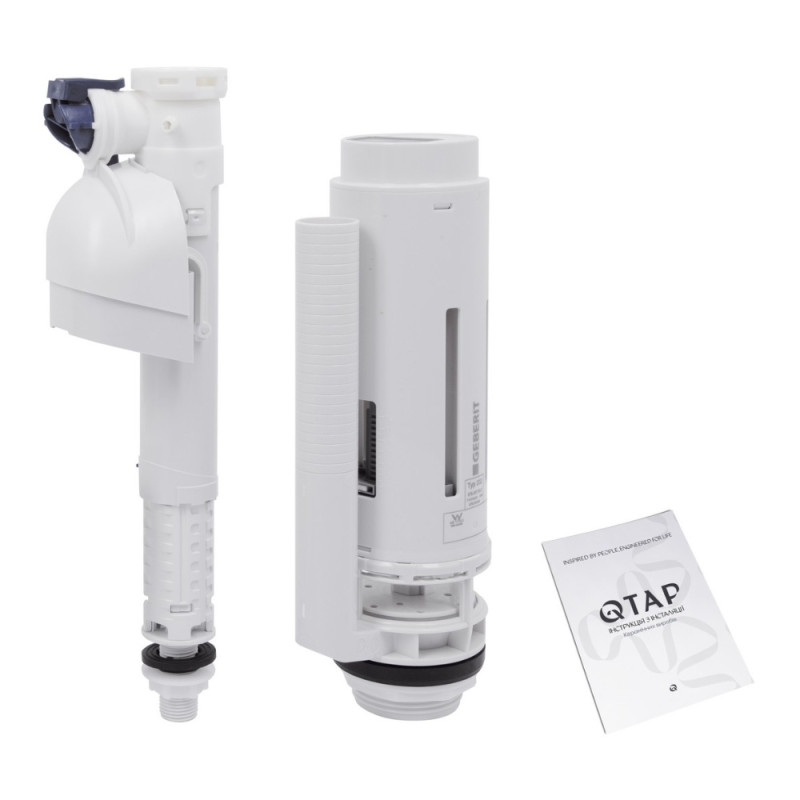 Унитаз-компакт Qtap Crow безободковый с сиденьем Soft-close QT05222170W
