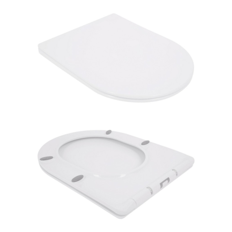 Унітаз підвісний Qtap Jay безобідковий з сідінням Soft-close QT07335176W