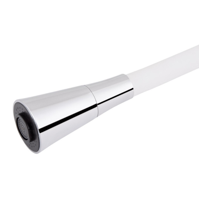 Змішувач для кухні Lidz Tani 007F3 з гнучким виливом (k40) LDTAN007F3WCR40423 Chrome/White