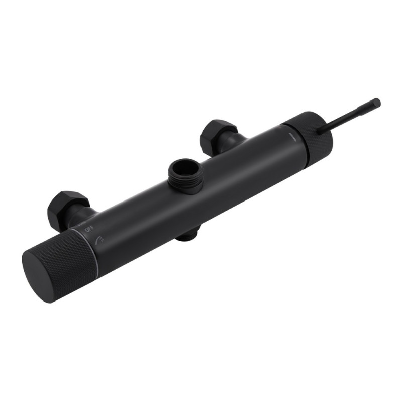 Душевая система универсальная Qtap Scorpio на два потребителя QTSCO51105OGB Black Matt