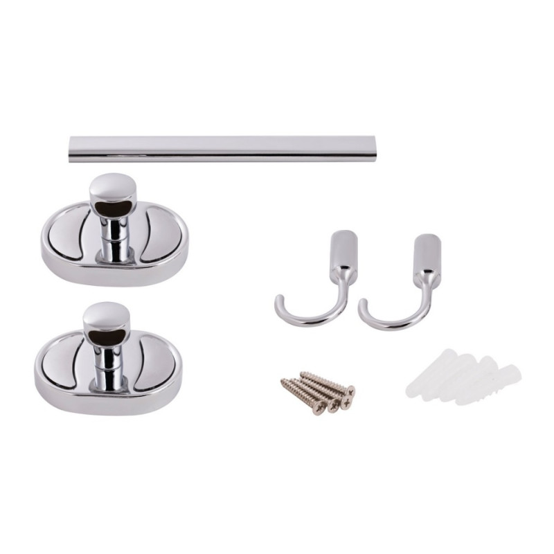 Тримач для рушника Lidz Oreo 0802 2 гачка LDORE0802CRM22173 Chrome