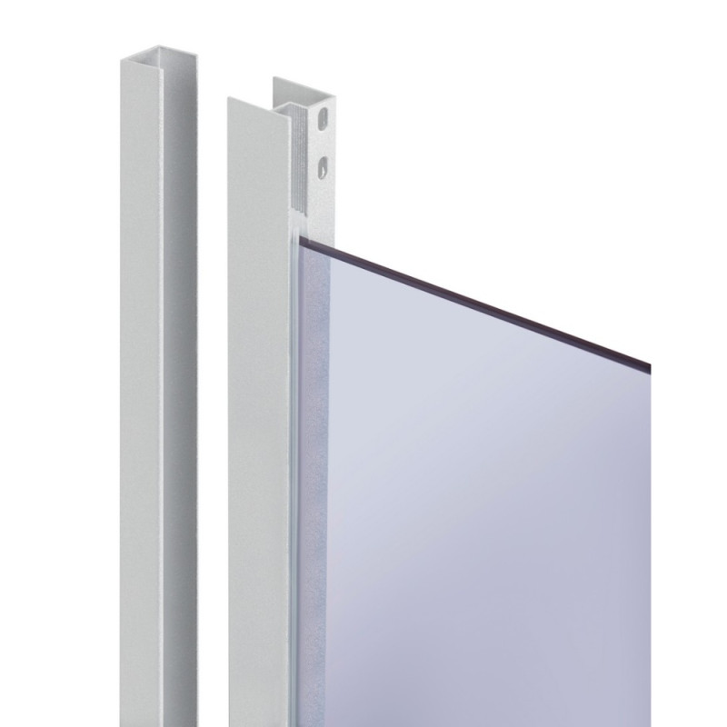 Душевая кабина Lidz Wawel SC80x80.SAT.LOW.GR, стекло тонированное 4 мм без поддона