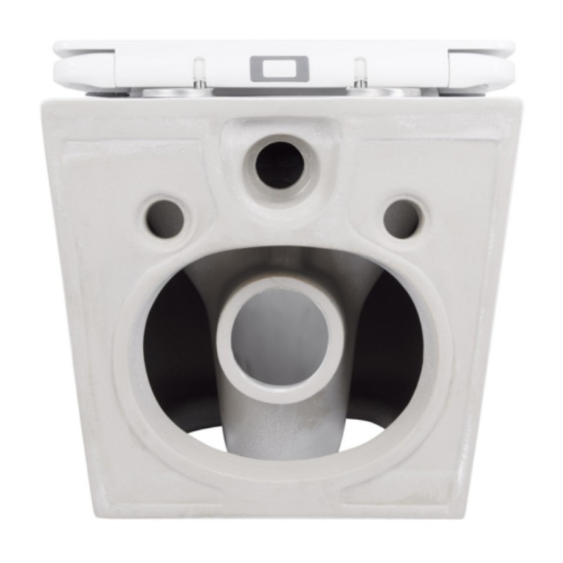 Унітаз підвісний Qtap Swan безобідковий з сідінням Soft-close QT16335178W