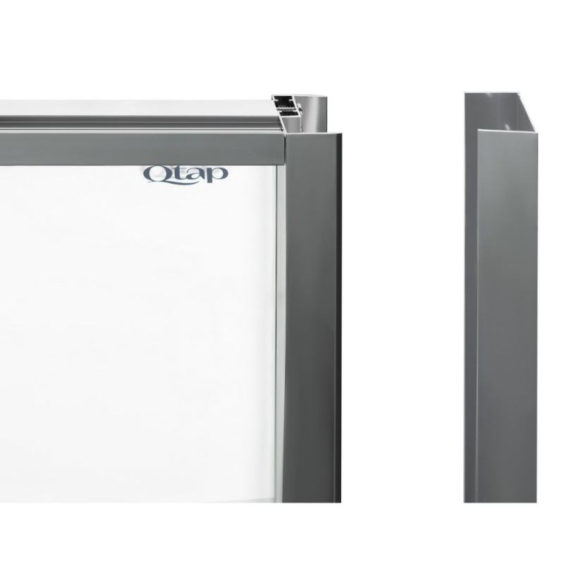 Душова кабіна Qtap Scorpio CRM10995-AC6 90х90 см, скло Clear 6 мм, CalcLess, без піддона