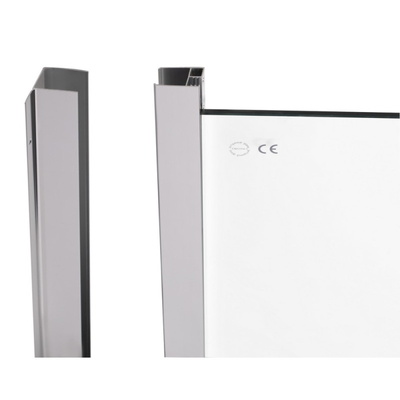 Душова кабіна Qtap Taurus CRM1011AC6 100х100 см, скло Clear 6 мм покриття CalcLess, без піддона