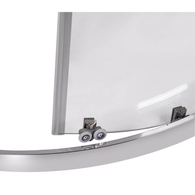 Душова кабіна Qtap Taurus CRM1011AC6 100х100 см, скло Clear 6 мм покриття CalcLess, без піддона