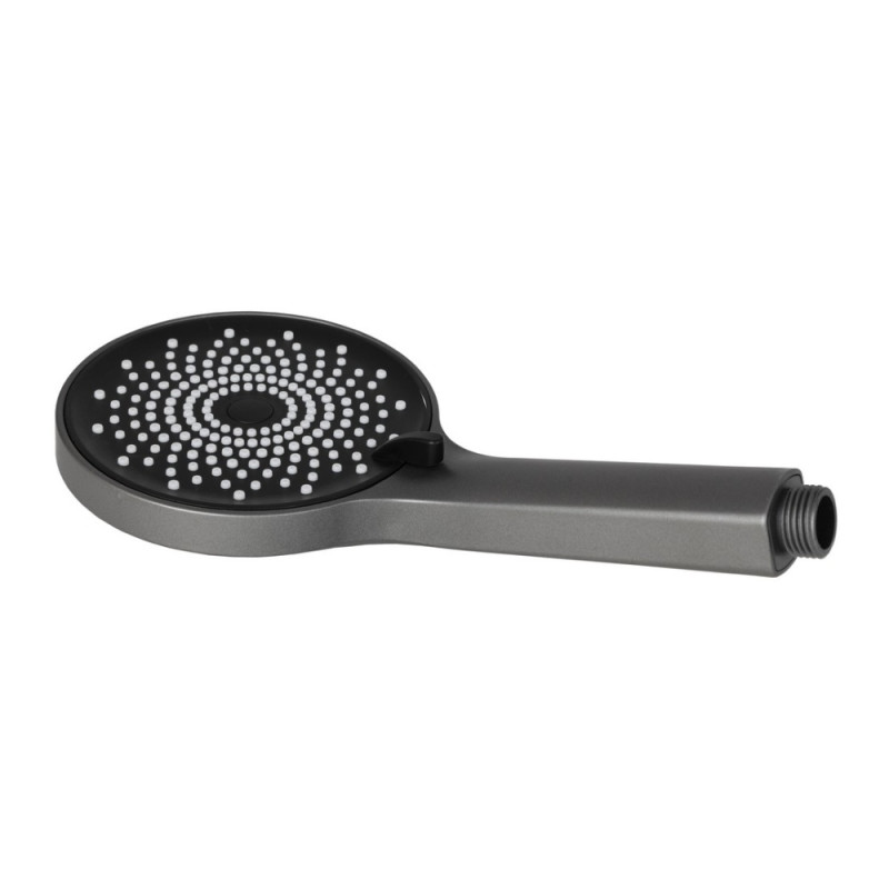 Qtap Rucni Лійка для ручного душу 120 мм округла QTRUCA120R3GRP Graphite