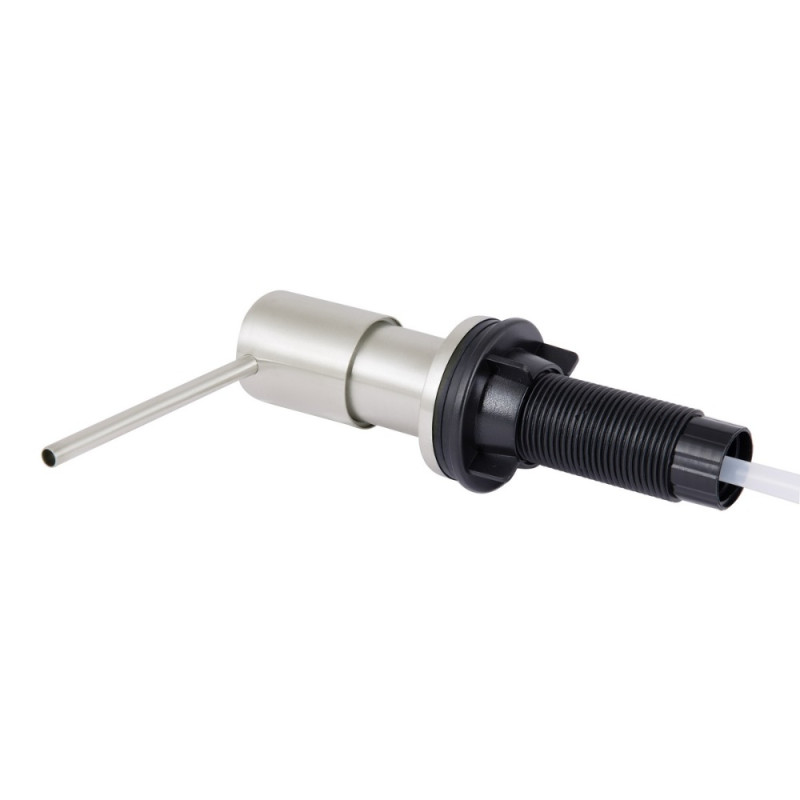 Дозатор для миючого засобу Lidz LK118 круглий Brushed Steel (LDLK118BRU46400)