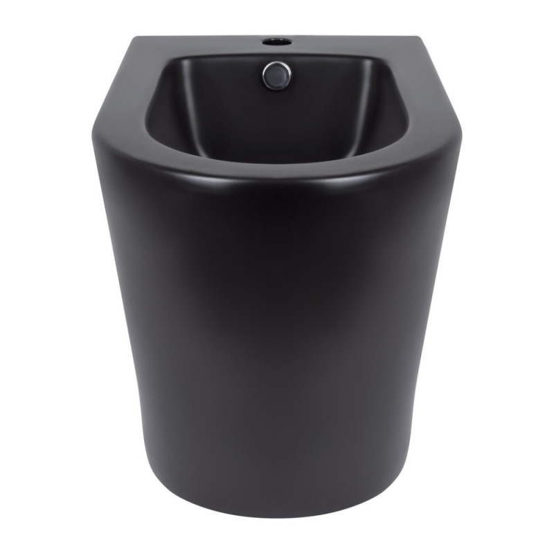 Биде напольное Qtap Scorpio 530x360x395 Matt black QT14441003CMB