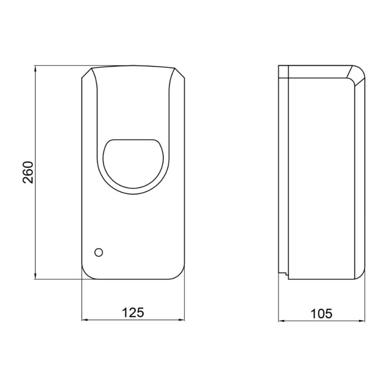 Дезінфектор Qtap Pohodli 6V безконтактний QT170WH42921 White (Zdraví)
