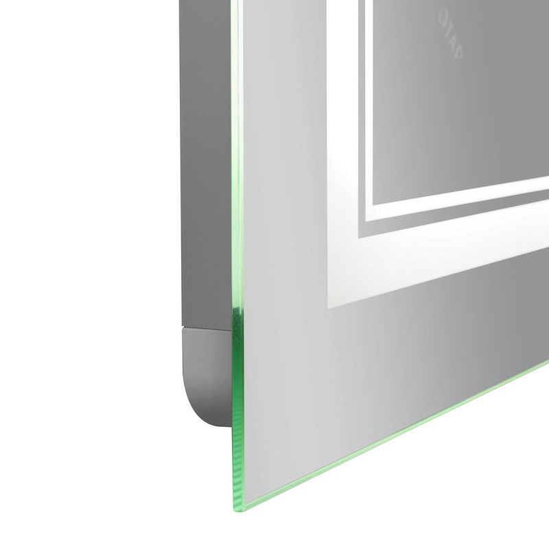 Дзеркало Qtap Cardinal 600х800 з LED-підсвічуванням Touch, з антизапотіванням, з димером, рег. темп. кольору (3000-6500K) QT0478C6080