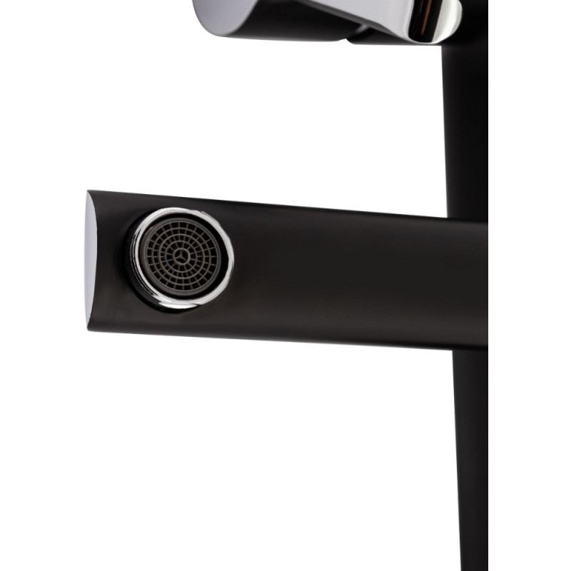 Душова система універсальна Qtap Grand на три споживача (з виливом) QTGRABCR1004 Chrome/Black