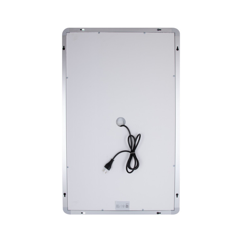 Зеркало Qtap Mideya (DC-F911) 500х800 с LED-подсветкой Touch, с антизапотеванием, диммером, рег. яркости QT2078F911W