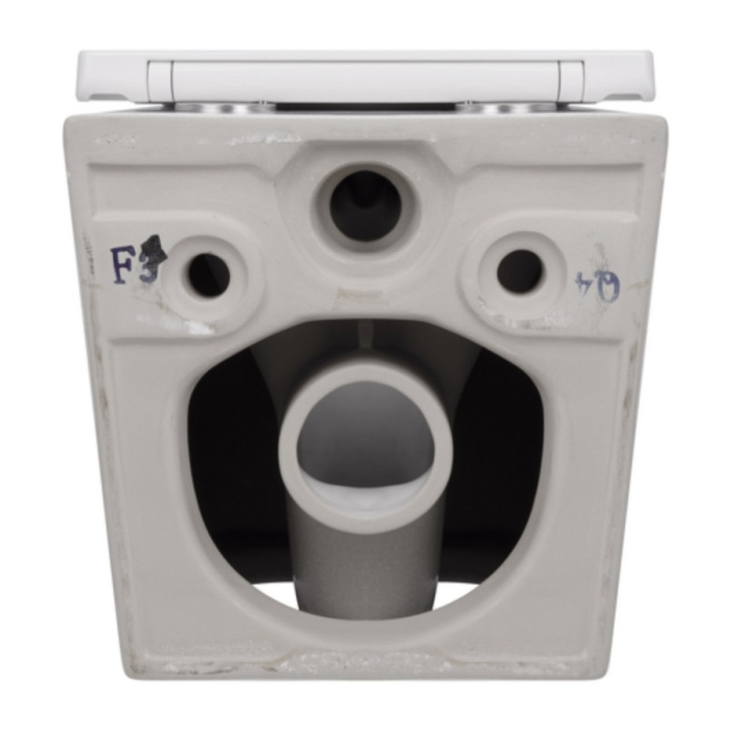 Унітаз підвісний Qtap Tern безобідковий з сідінням Soft-close QT1733052ERW