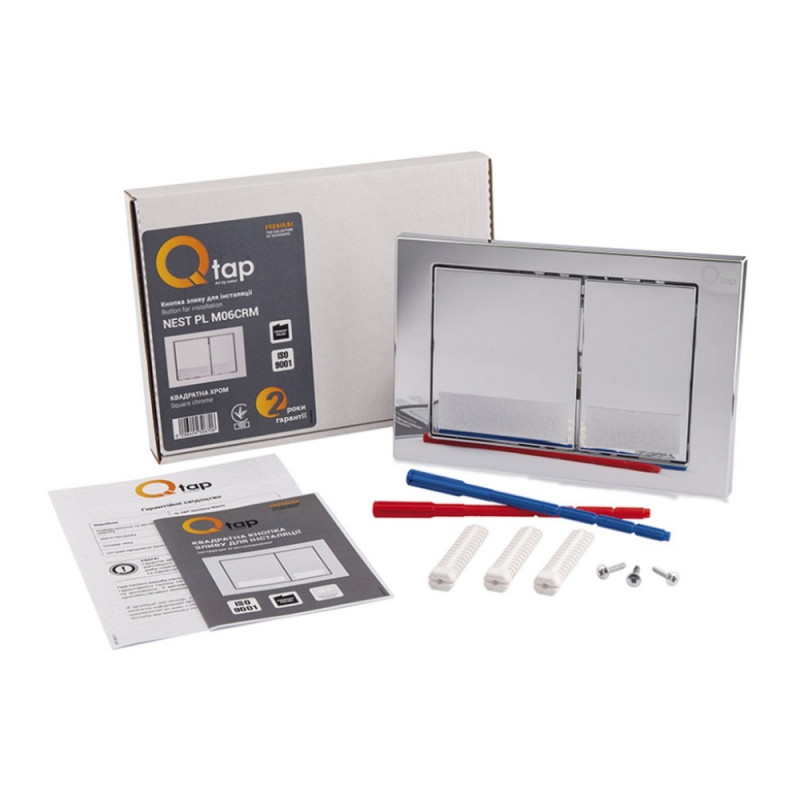 Панель змиву для унітаза Qtap Nest QT0111M06028CRM