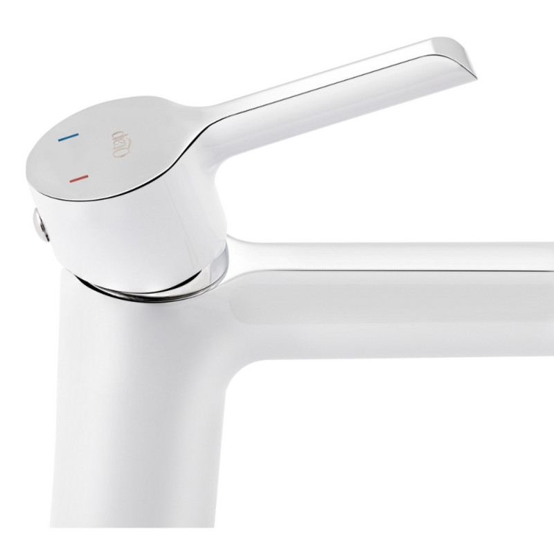 Змішувач для раковини Qtap Grand QTGRAWCR001F White
