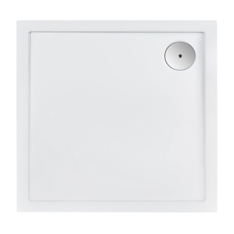 Душевой поддон Qtap Tern 308812C 80x80x12 см + сифон