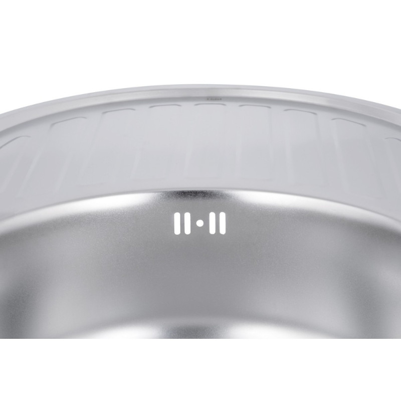 Кухонна мийка Lidz 7750 0,8 мм Satin (LIDZ7750SAT)