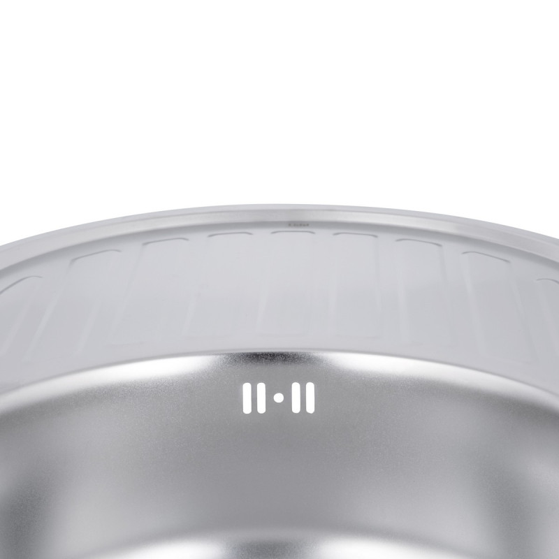 Кухонная мойка Lidz 7750 0,8 мм Satin (LIDZ7750SAT)