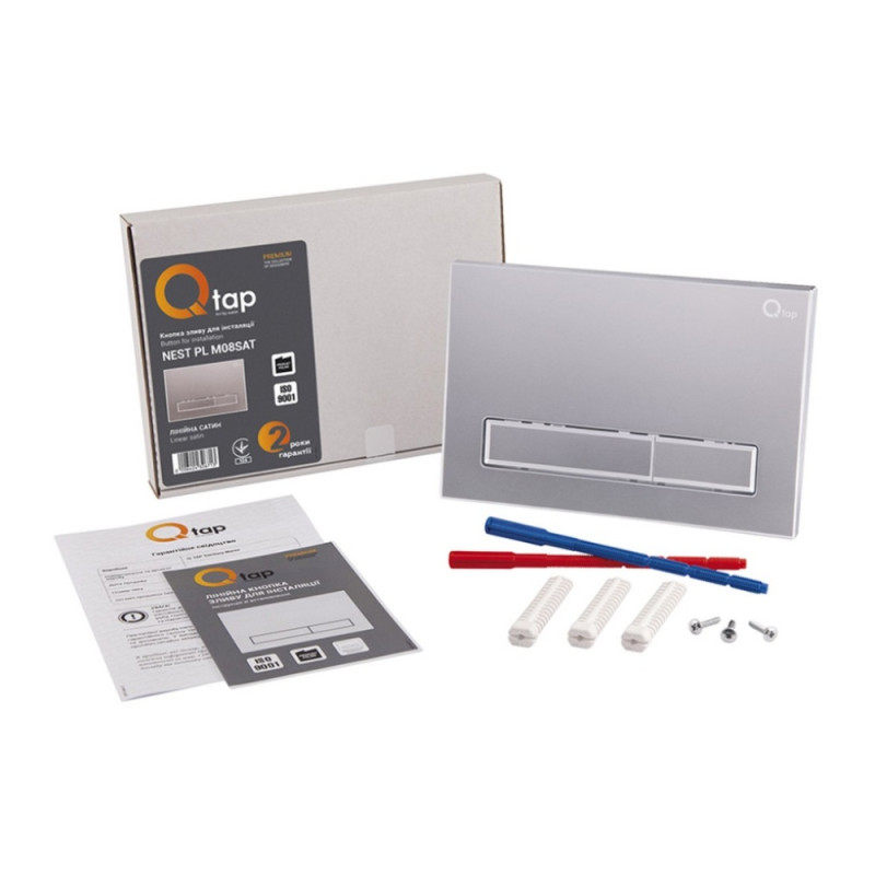 Панель змиву для унітаза Qtap Nest QT0111M08382SAT