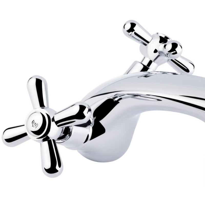 Смеситель для раковины Lidz Dominox 161 двухвентильный LDDOM161CRM35532 Chrome