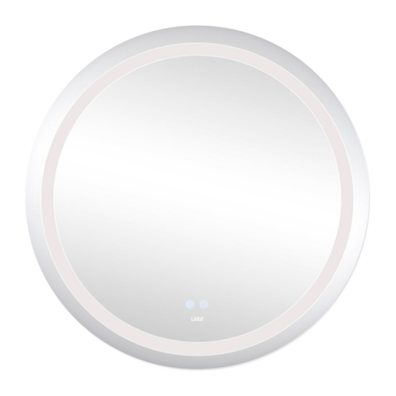 Зеркало Lidz Aria R800 с LED-подсветкой Touch, с антизапотеванием, с диммером, рег. яркости LD78LR800