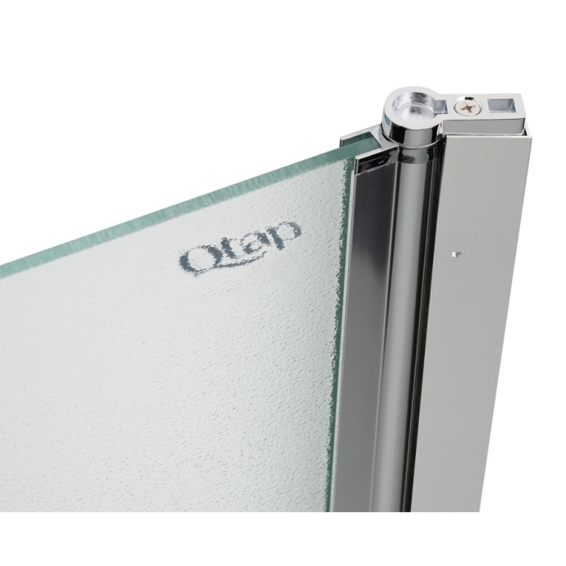 Штора на ванну Qtap Standard CRM407513APR скло Pear 6 мм, 75х140 см, права