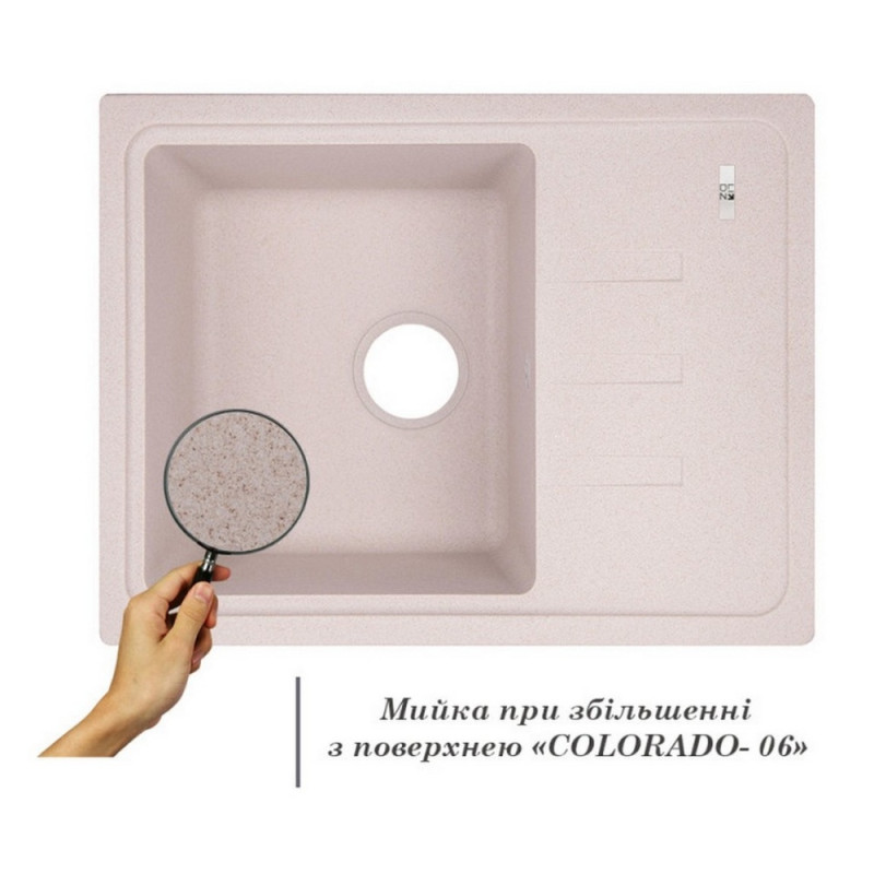 Кухонна мийка Lidz 620x435/200 COL-06 (LIDZCOL06620435200)