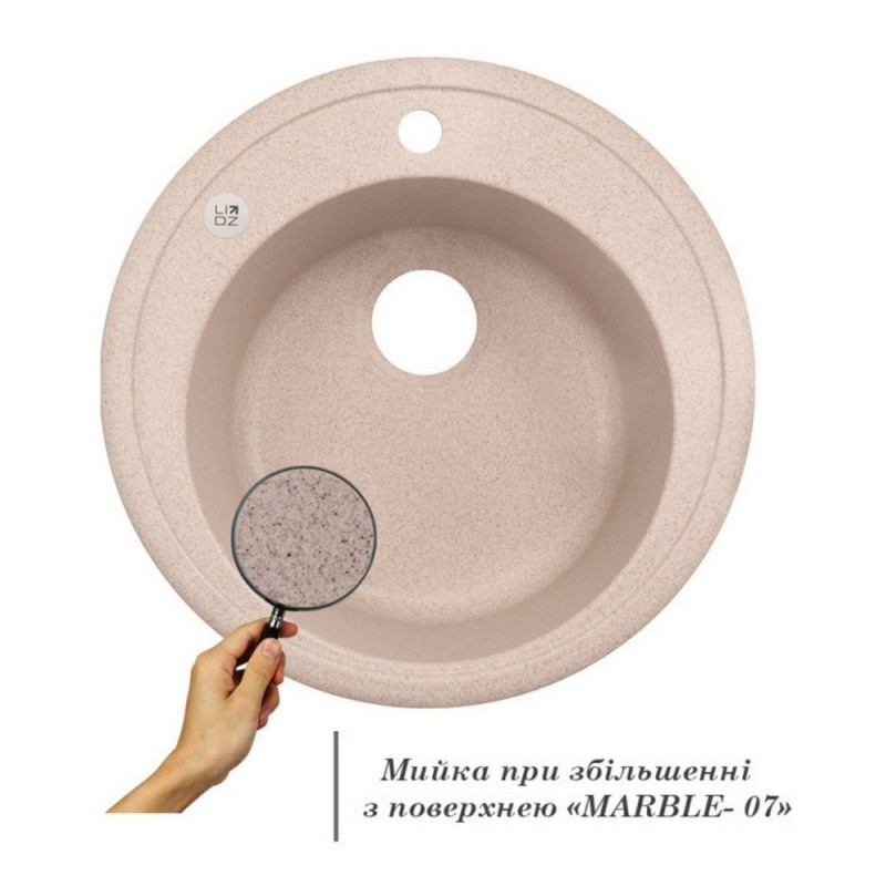Кухонная мойка Lidz D510/200 MAR-07 (LIDZMAR07D510200)