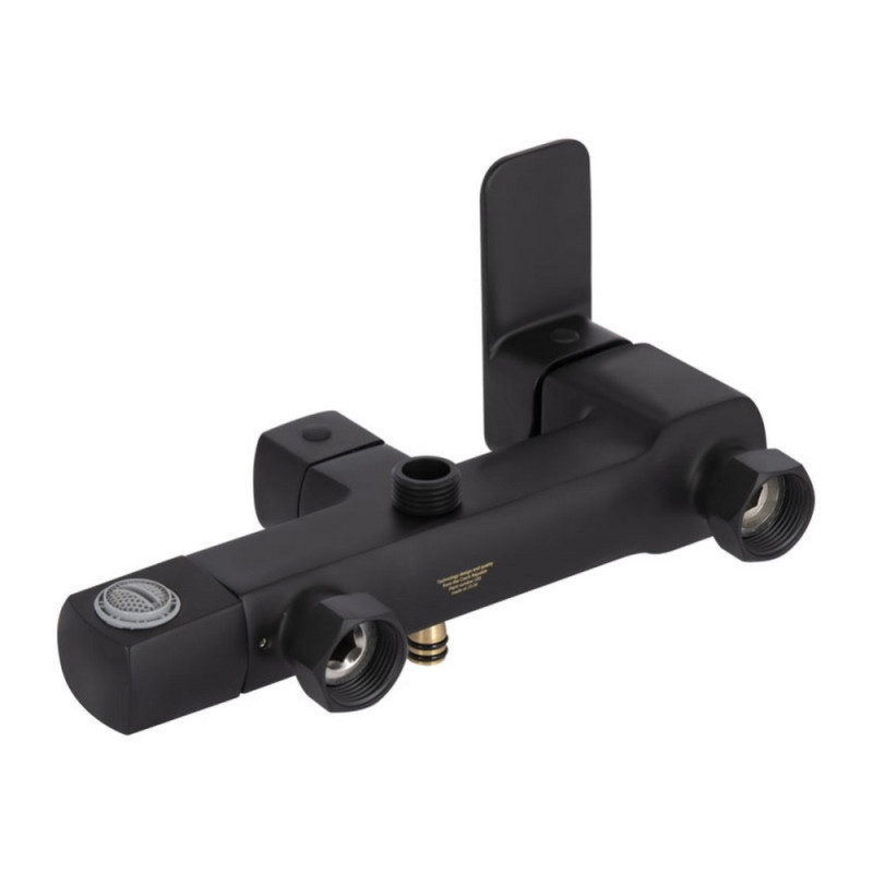 Душова система для кабіни Qtap Capricorn на три споживача (з виливом) 53103KNB Black Matt