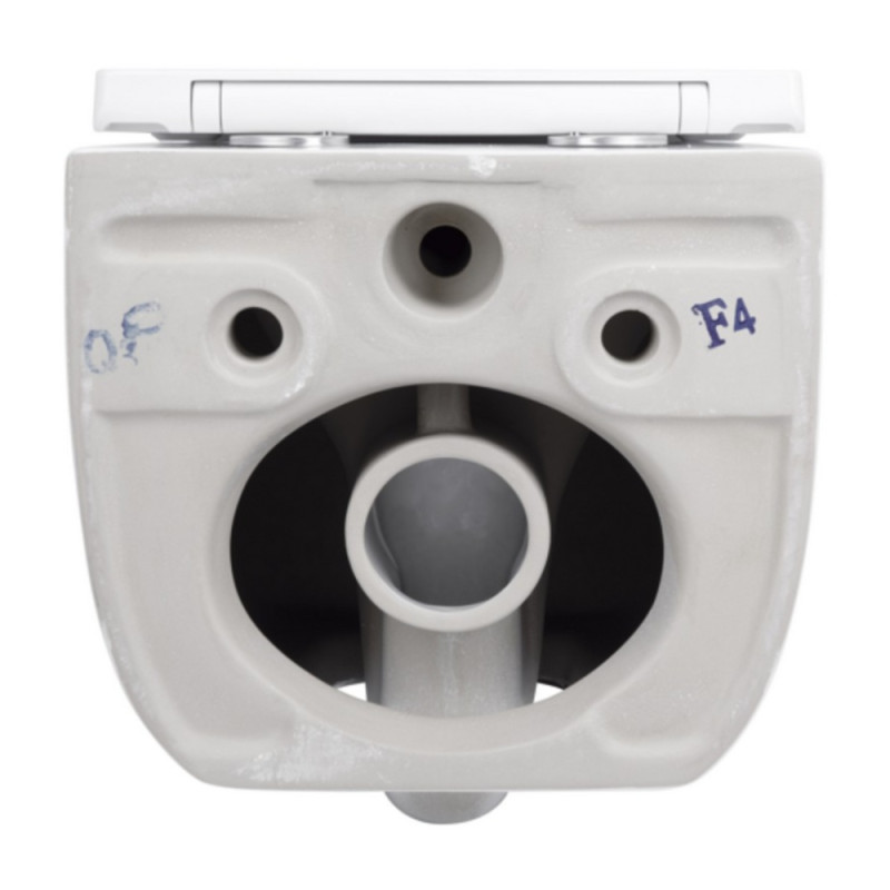 Унітаз підвісний Qtap Gemini безободковий з сидінням Soft-close QT2533076EUQW