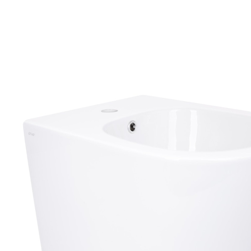 Биде подвесное Qtap Swan 485х360х320 мм, White QT16555379W